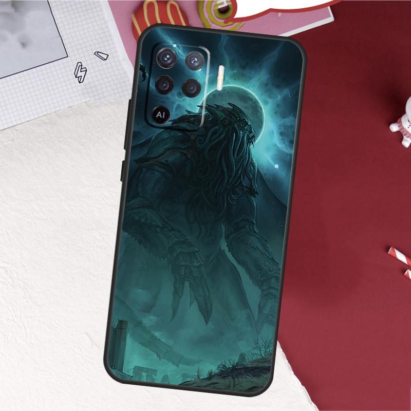 Cthulhu Mythos Case For Oppo A18 A98 A38 A58 A78 A60 A80 A40 A96 A76 A16 A94 A74 A54 A15 A17 A57 A77 A5 Pro