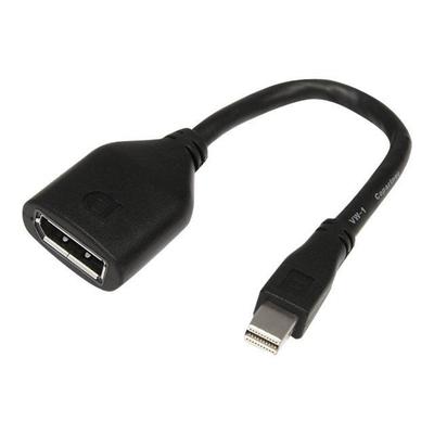 Mini DisplayPort auf DisplayPort Adapterkabel - STARTECH.COM - 15 cm - Stecker/Buchse - Schwarz