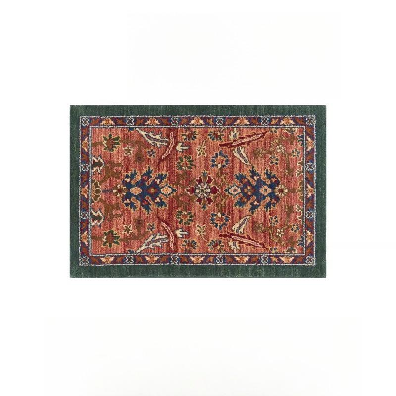  Retro Ethnic Style Light Luxury Carpet Living Room Sofa Bedroom Bedside Study Entrance Door Mat Non-slip Home Decor Rug