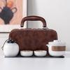 Lu Baoyanhe One Pot Two Cups Ceramic Travel Tea Set Tea Pot Company Business Activities Bank Hotel Souvenir