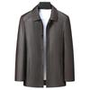 Genuine leather jackets for men in autumn and winter new business casual fashion simple genuine leather jackets
