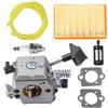 High Quality Carburetor Kit Gaskets Leaf Blower Parts Repair Replacement Tools Spare 7pcs BR340 BR380 BR400 BR420