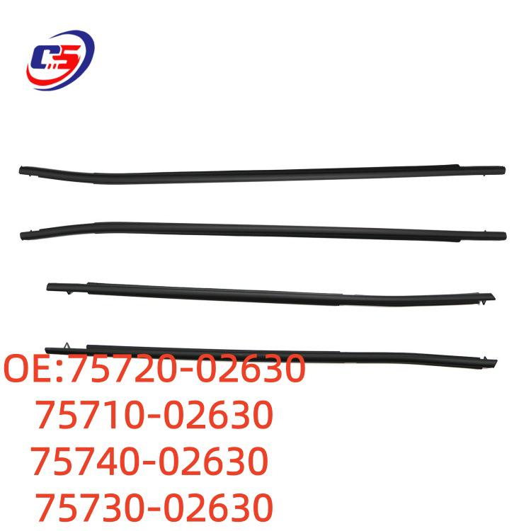 Exterior Door Weatherstrip 75710/75720/75730/75740-02630 for Toyota Corolla