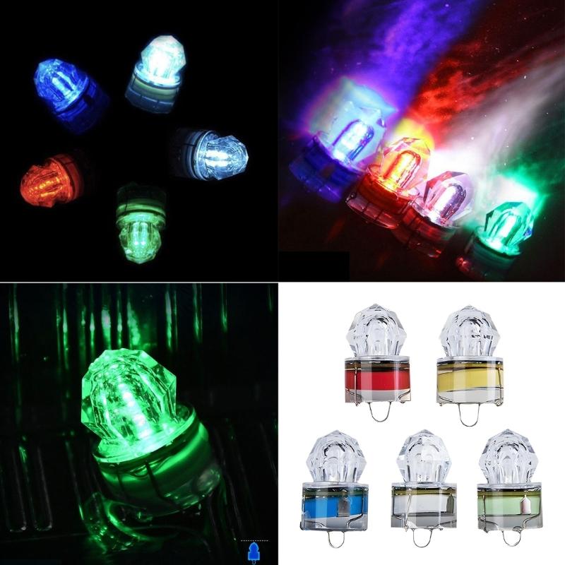 Angelköder LED Nachtlicht Leuchtende Lampe Fischköder Anziehendes Licht Lampe Köder Unterwasserköder Blinker