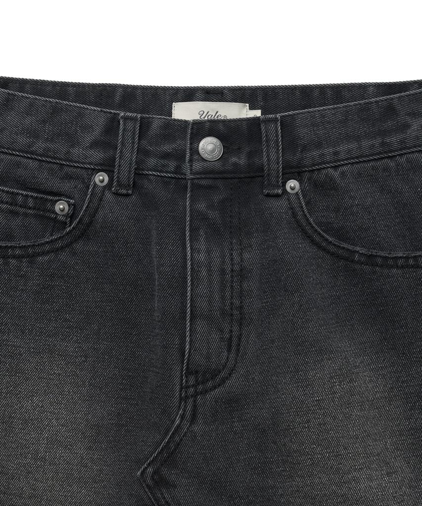 Yale Denim Mini Skirt_Charcoal