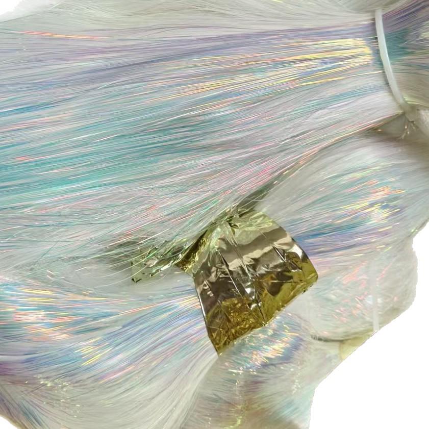 Golden Light Fantasy Color Straight Silk Iron Plate Fly Fishing Hook, Raw Material: Q70, Approx. 10kg, Over 1 Meter, Can Be Cut
