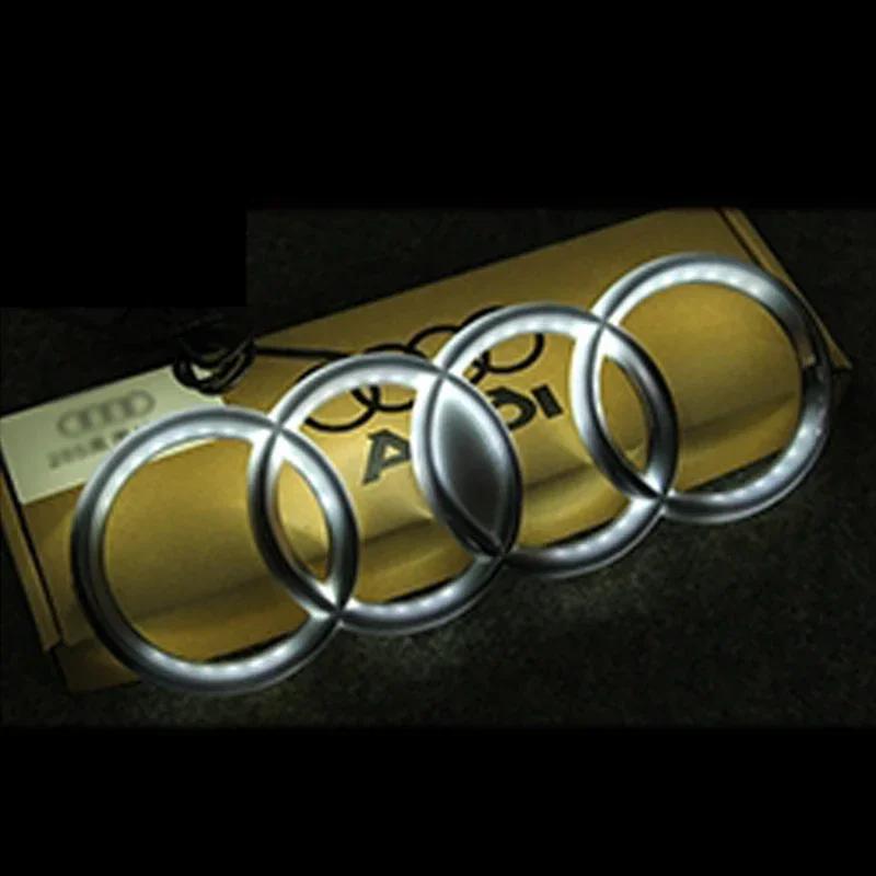 LED Car Dynamic Streamer Badge Light Front Grille Emblem for B Q7 Q8 S3 A1 A2 A3 A4 A5 A6 Q3 Q4 Q5 Q6 S5 S7 A7 Q2 Accessories