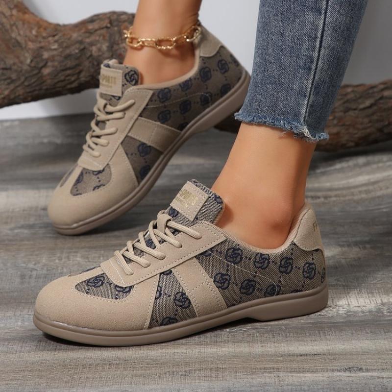 Classic Lace Up Spring and Autumn Women's Casual Sports Shoes Low-top Breathable and Wear-Resistant Sports Shoes 35-43