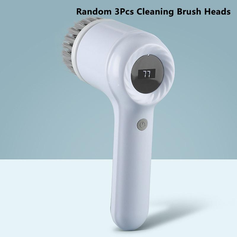 

5 In 1 Electric Cleaning Brush Wireless Spin Scrubber For Bathroom Kitchen Dishwashing Toilet Washing Shoes Car Cleaning Tools A3