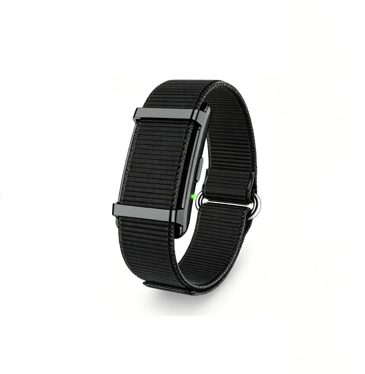 Minimalist Screenless Smart Band with 24H Heart Rate & Body Temp Monitor, AI Sleep Tracking & Remote Shutter for Outdoor Fitness