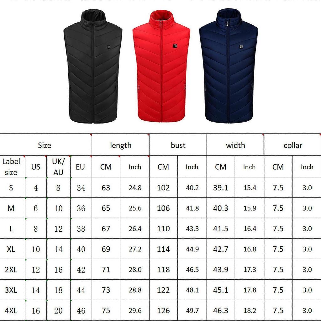 Winter vest neutral warm heating vest heating cotton vest vest vest