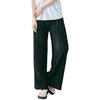 Relaxed Straight Adjustable Shiny [Gfuracefuliayer] Pleated, Lined, Wide-leg Pants, Fit, High-Waisted, Silhouette, Cool, Lightweight, Hems, Finish,