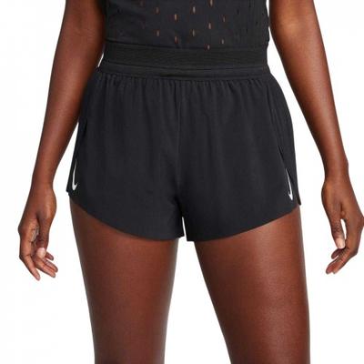 Womens/Ladies Aero Swift Pleated Mid Rise Running Shorts