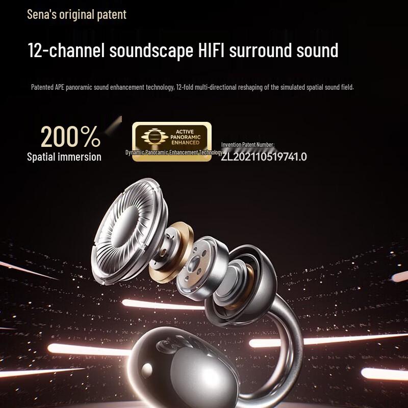 SANAG S7S AI Open-Ear Clip Bluetooth Earphones