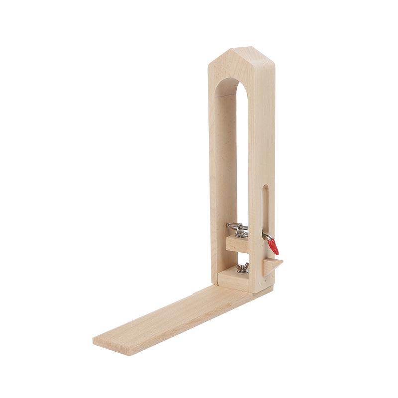 Sheng Yi Chuang Hand-Stitched Leather Clamp: Medium Beech Wood Auxiliary Tool for Leather Sewing