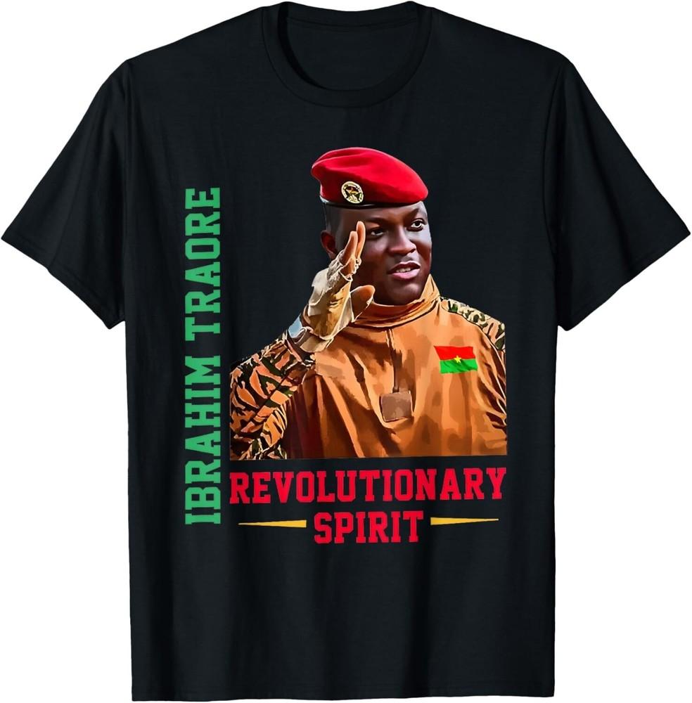

Burkina Faso- Ibrahim Traoré / Thomas Sankara African President Tee T-Shirt 4XL