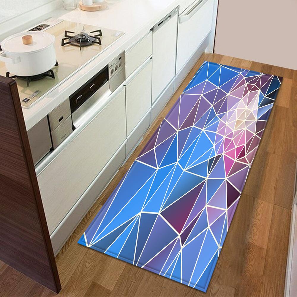 Eingangstürmatte, Küche, Schlafzimmer, Teppich, rutschfester Boden, Flurteppich, modernes Druckmuster, Bodenmatte