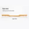 Beech Wood Rolling Pin Massager for Whole Body Gua Sha Therapy and Meridian Massage with Eight and Ten Beads