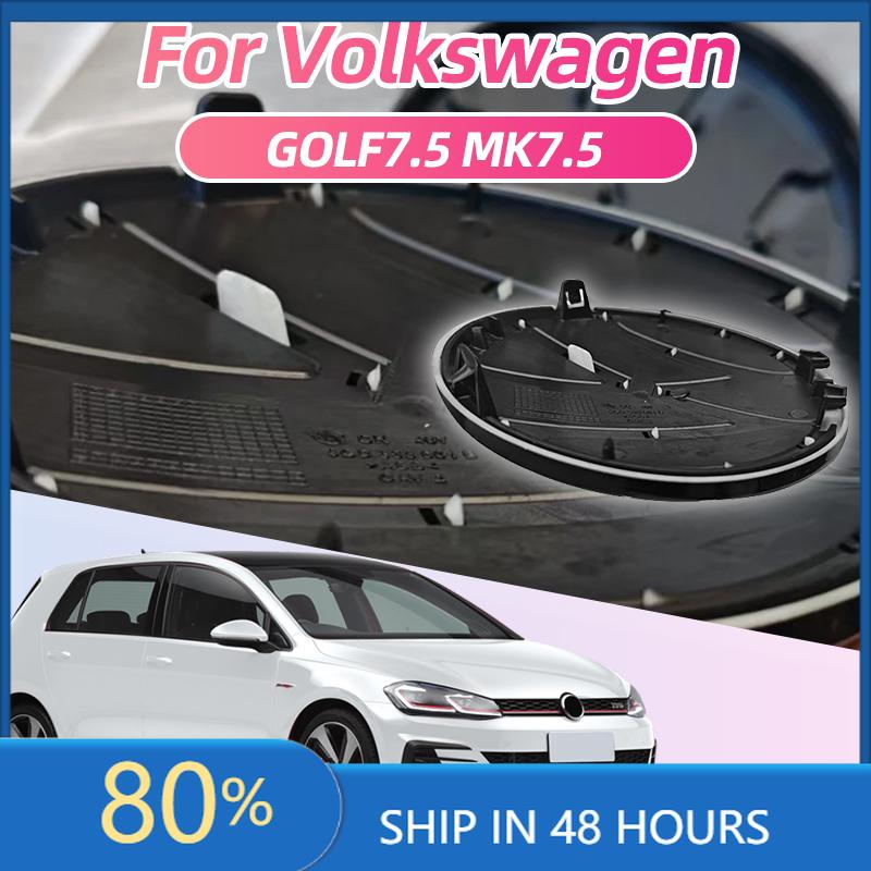 BGI1 2026 New For VOLKSWAGEN VW Replacement 138mm 110mm Car Front Grille Badge Rear Trunk Emblem Lid Logo For vw Golf 7.5 Golf7.5 MK GE9
