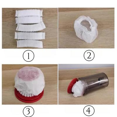 100pcs/lot Disposable Vacuum Cleaner Filter Protective Cover Washable Non-woven Fabric for Handheld Vacuum Cleaner Cleaning Tool