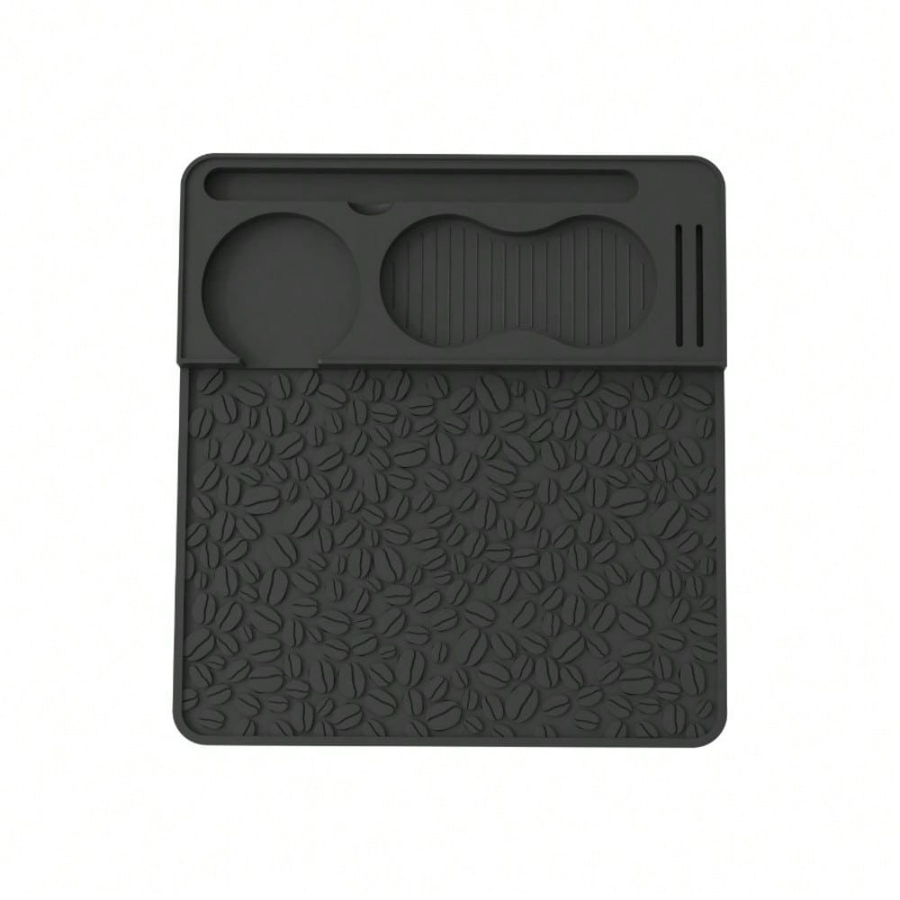 Silicone Coffee Powder Pressing Pad Non-slip Table Pad Corner Pad Powder Pressing Hammer Tray Storage Pad