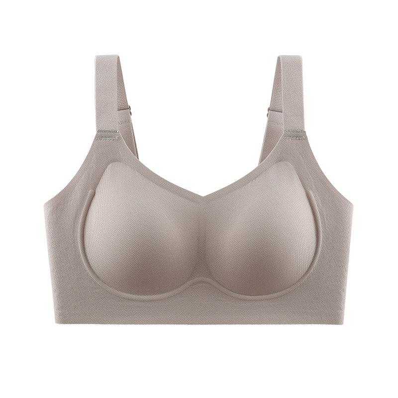 Original seamless thin comfortable breast anti-sagging gathering bra cover