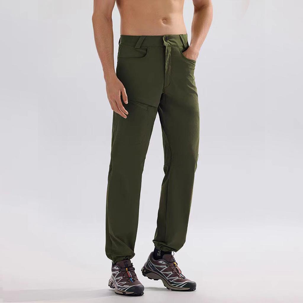 New SALOMON Casual Pants Men's Leaf Green C22168