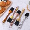 Removable Stainless Steel Silicone Brush Hangable Pastry Brushes  for Cake