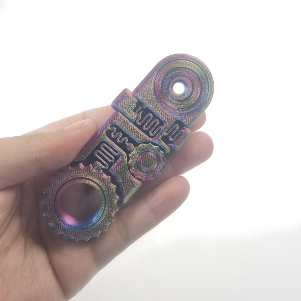 

5-in-1 Hand Spinner Gearwheel 3D Printing Spring Gear Chain Gyroscope Adult Style 1