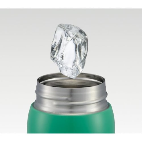 Skater Straw Mug Bottle, 350ml, Insulated Stainless Steel Water Bottle, Disney Mickey Mouse Green World, One-Touch Open, STOT3ST-A