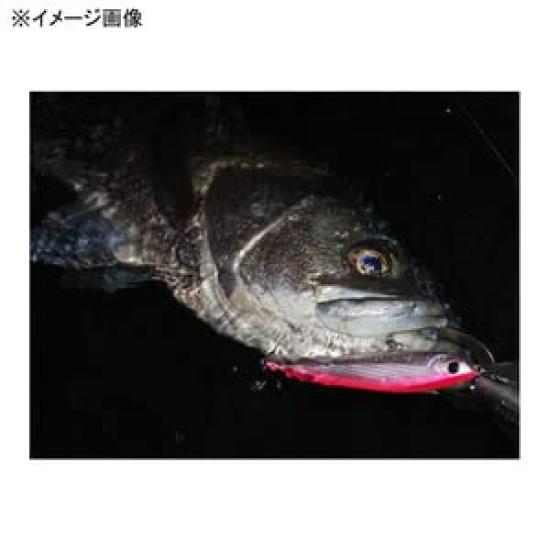 APIA Sea Bass Lure Balene 125F Black Silver Flavored Fish #07