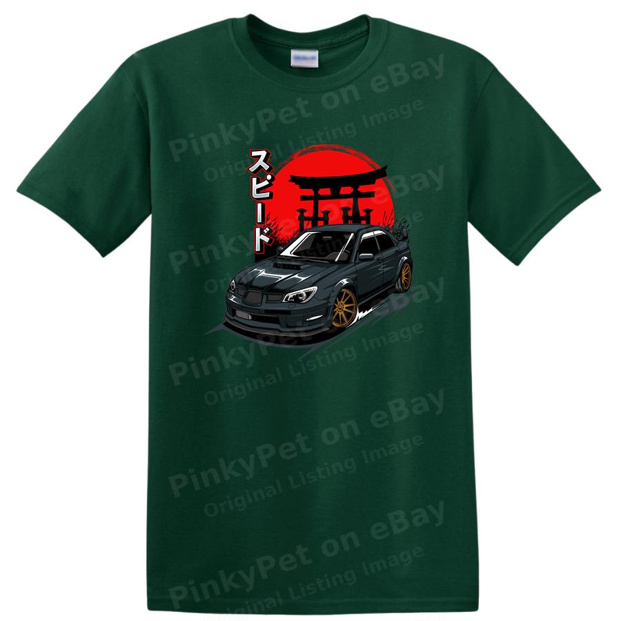 Speed Car Graphic T Shirt Japanese Style Race Tee Vintage Automotive Art
