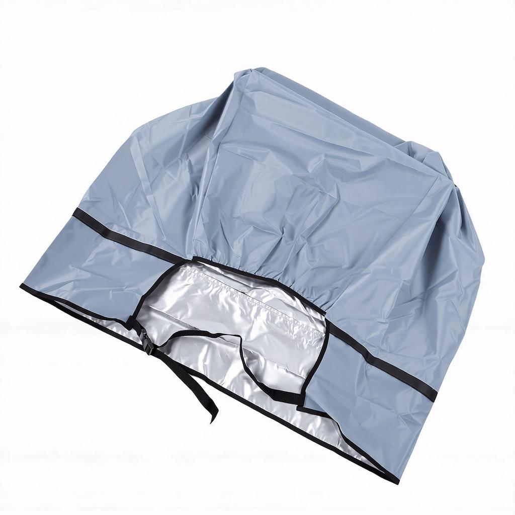 Outboard Motor Dust Cover Water and Sun Proof Outdoor Marine Engine Protector Cover Fit 50 115 Horsepower Motor