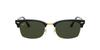 Clubmaster Square 130331 52mm Ray-Ban Men's Sunglasses, 0RB3916, G-15 Green,