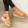 Sommer Frauen Keil Sandalen Plattform Flip-Flops Weiche Bequeme Casual Schuhe Outdoor Strand Hausschuhe Damen Sandalen für SV