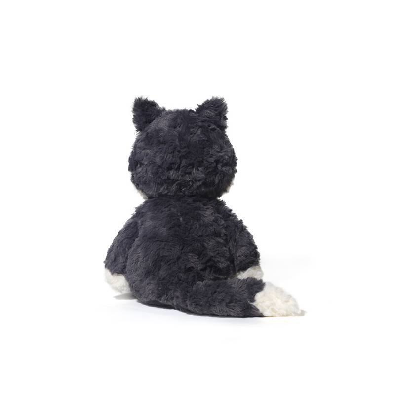 Curious Gray Wolf Plush Toy Soft Animal Cosy Stuffed Doll For Kids Gift