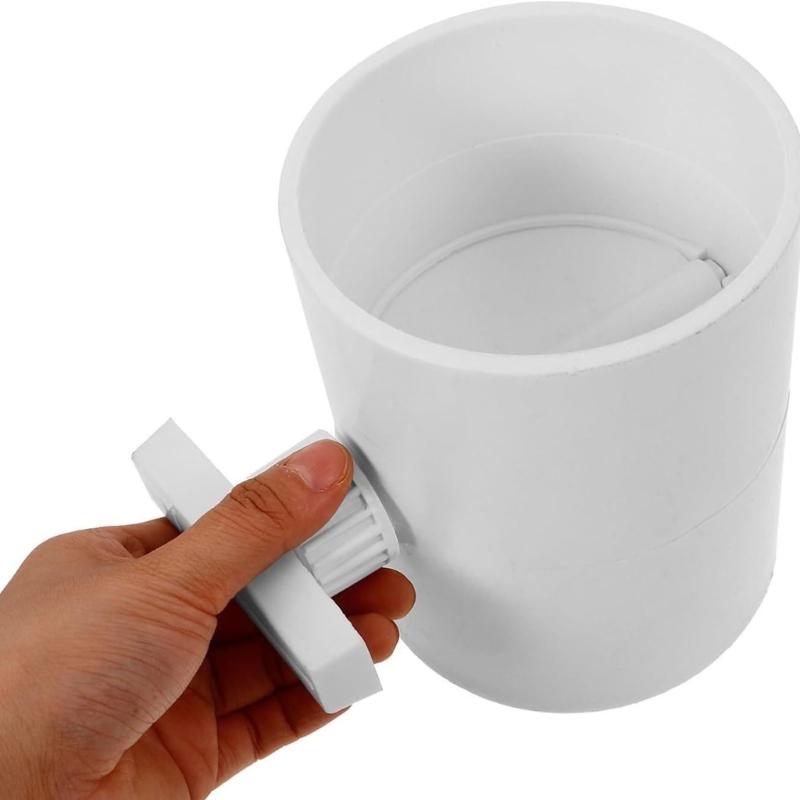 High Durability Ventilation Duct Manual Air Regulator Adjustable Handle Control Valves Plastic Ventilation Duct for HVAC