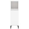 Bathroom Cabinet White 30 X 30 X 100 Cm Particleboard