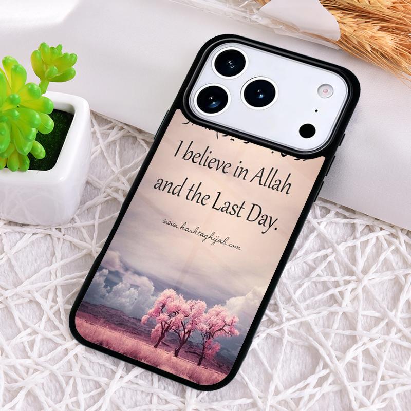 Muslim Surah Ikhlas Islamic Shockproof Phone Case for iPhone 17 Air 16e 15 11 12 14 13 Pro Max Cover Coque
