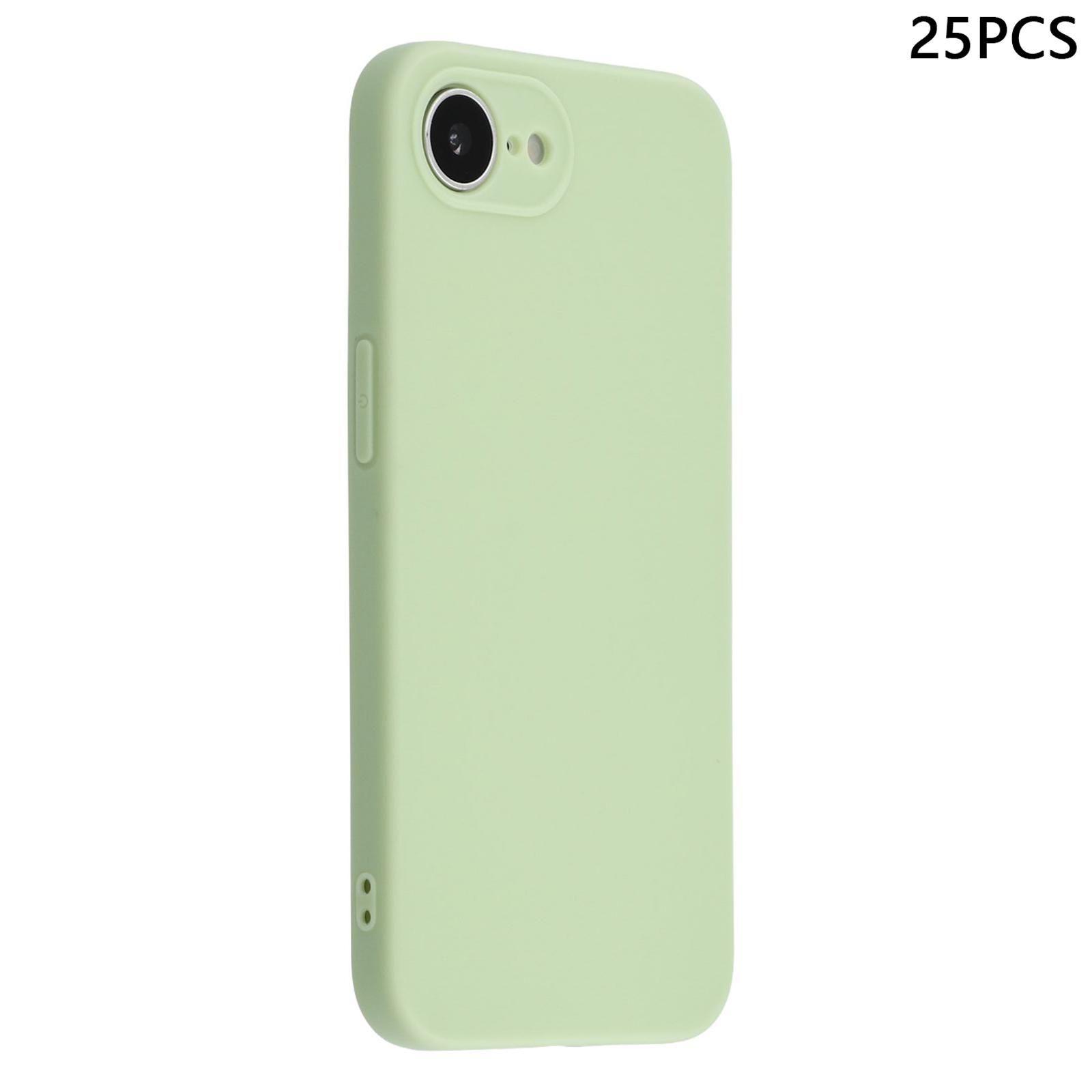 

Оптовая закупка 25 шт. Чехол для iPhone 16e 1,2 мм ТПУ матовая накладка для телефона Matcha Green