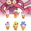 Adorable Disney Winnie The Pooh Strawberry Ice Cream Cosplay Doll Set 9.5cm Pvc