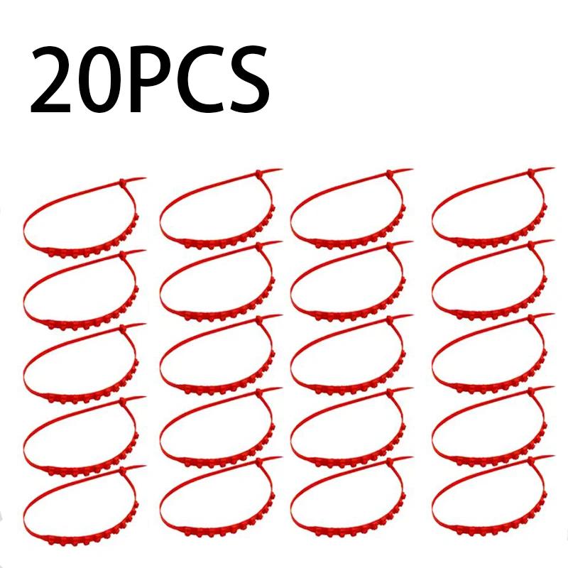 10/20PCS Car Tire Chains Winter Snow Anti-Skid Tyre Cable Ties Auto Outdoor Snow Tire Tyre Anti Skid Chain Emergency Accessories