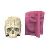 Unique Skull Silicone Planter Mold for DIY Resin Crafts and Unique Home Decor Ideal for Pen Holders or Flower Pots