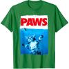 Xiongying Paws Cat and Mouse Top, Cute Funny Cat Lover Parody T-Shirt