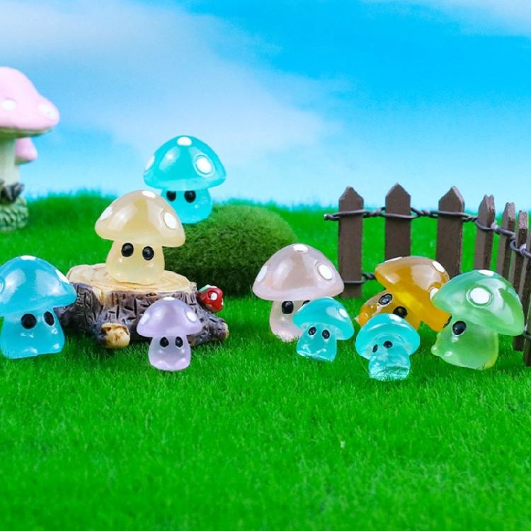 Unique Mushroom Decoration Ornaments for Fairy Garden or Terrarium Crafts 10PCS