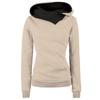 Spring Autumn Hoodies Women Tracksuit Solid Color Fashion Long Sleeve Pullovers Casual Warm Hooded Sweatshirts Tops Plus Size