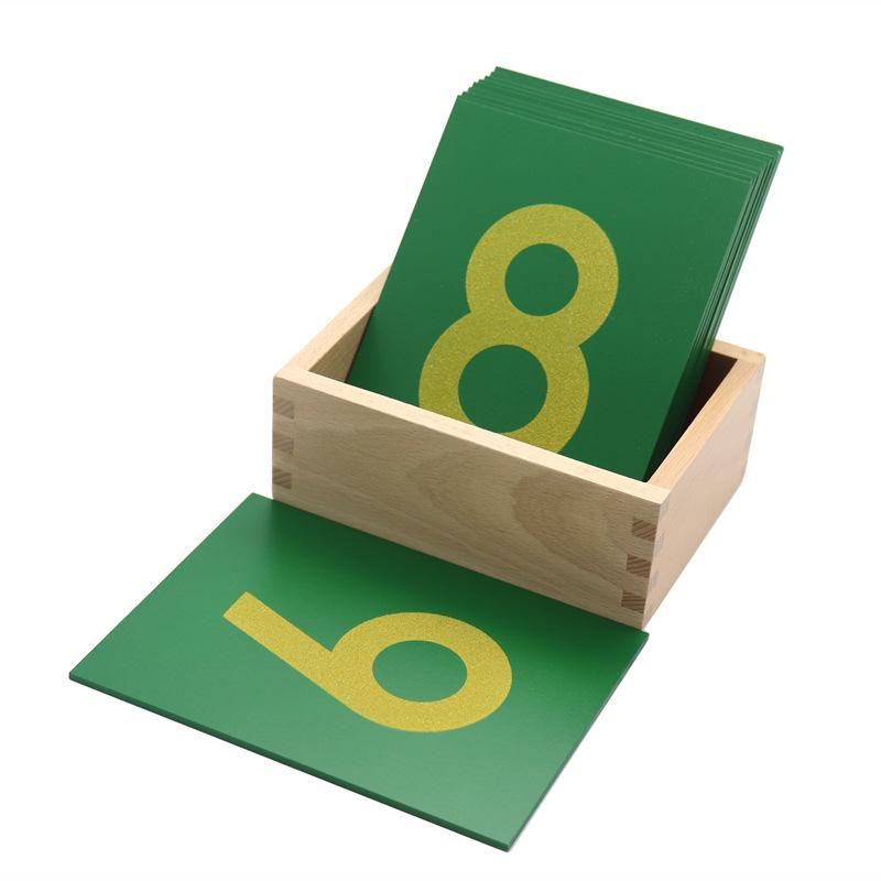 Montessori Math Board: Early Education Center for Number Learning & Recognition