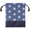 Astro Mini Drawstring Navy Blue with Hemp Leaf Perfect for and Portable Storage Bag, Pattern, Jewelry, Accessories, Storage, (Product Code 880-13)