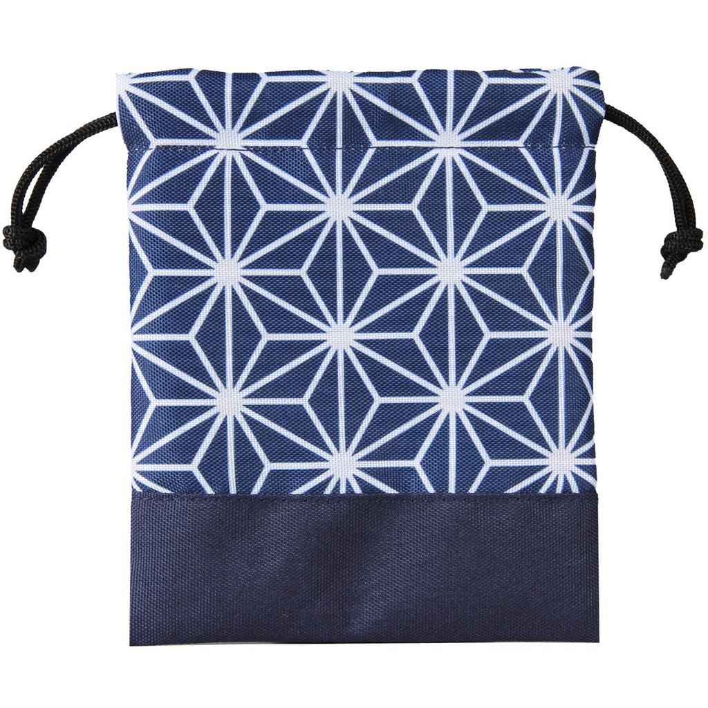 Astro Mini Drawstring Navy Blue with Hemp Leaf Perfect for and Portable Storage Bag, Pattern, Jewelry, Accessories, Storage, (Product Code 880-13)