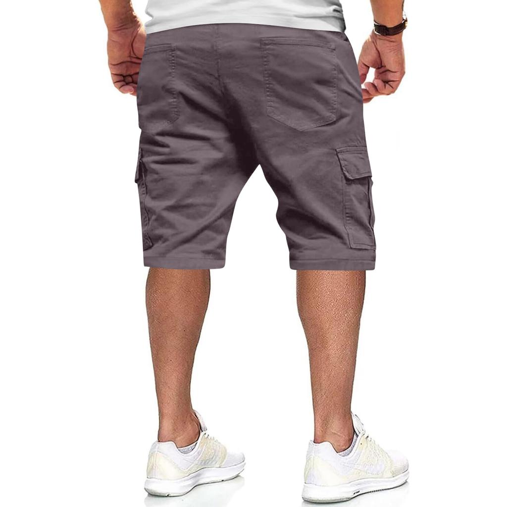 Men's Multi-pocket Work Pants Large-sized Jogging Shorts